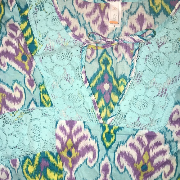 Never worn! Lucy Cotton Tunic in 100% cotton, sz L - Picture 4 of 5